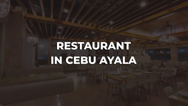 best restaurant in cebu ayala philippines