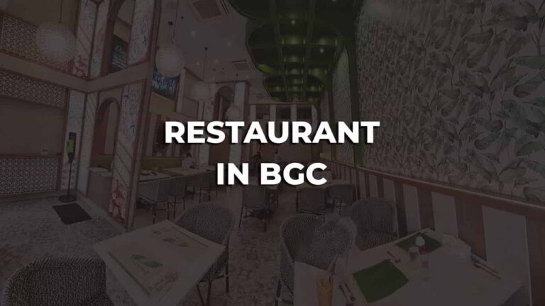 best restaurant in bgc