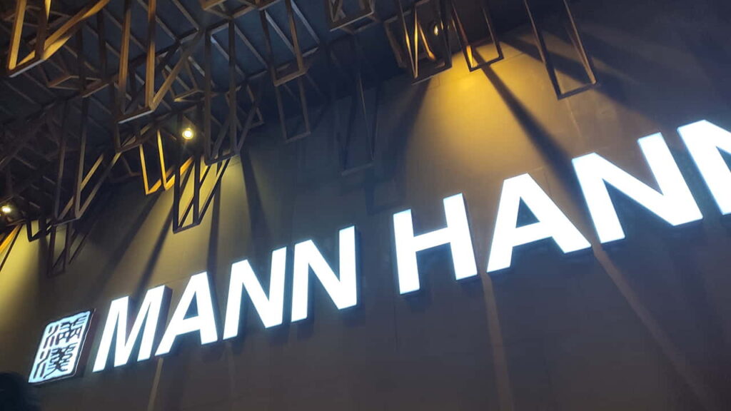 mann hann, restaurant in moa (mall of asia)