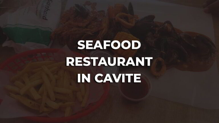 comfortable seafood restaurant in cavite philippines