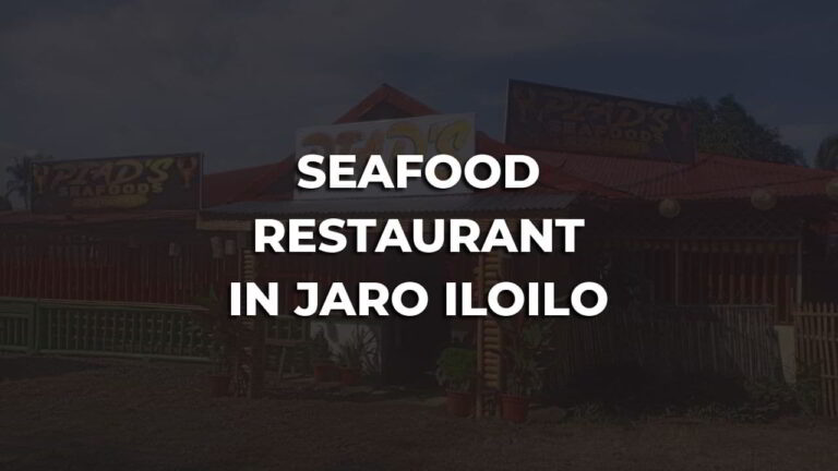 comfortable seafood restaurant in jaro iloilo philippines