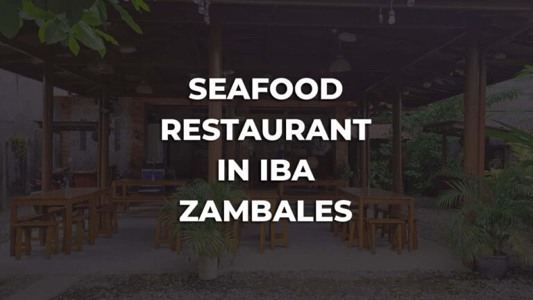 friendly seafood restaurant in iba zambales philippines