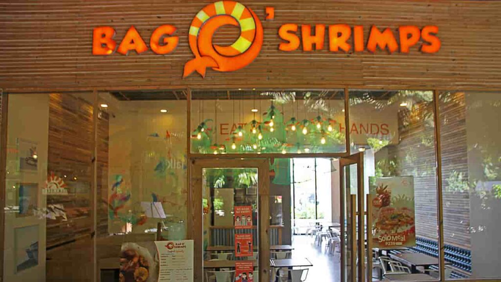 picture of bag o’ shrimps southwoods, seafood restaurant in laguna