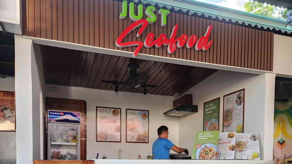 picture of just seafood, seafood restaurant in moalboal